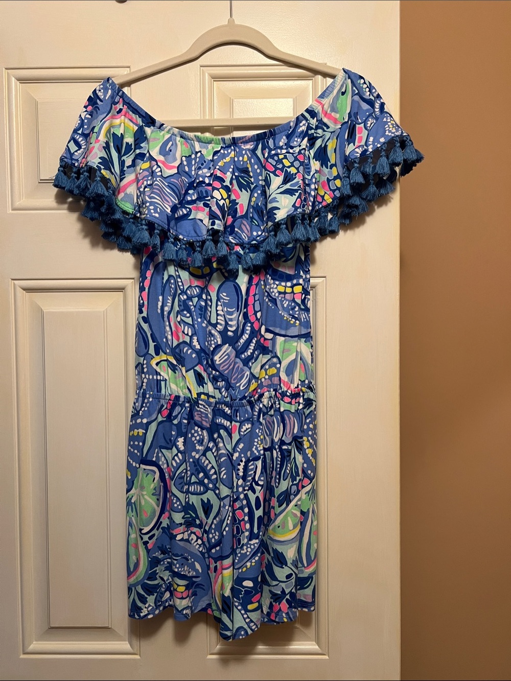 Lilly Pulitzer Romper with Tassels